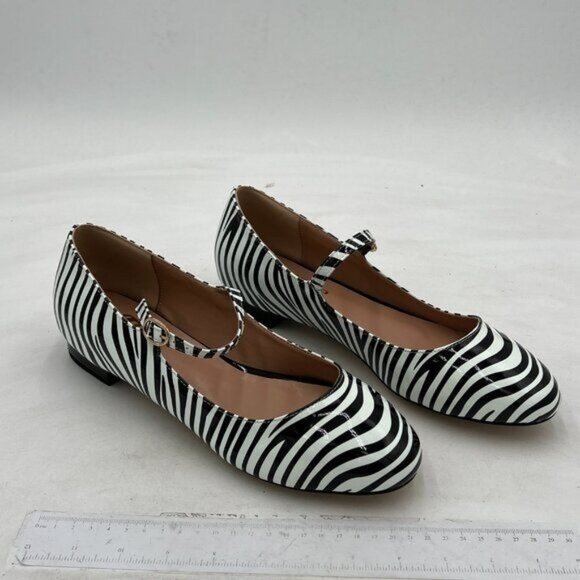 FYS Women Round Toe Mary Janes Cute Slim Strap Ballet Flats Comfy Walking School - Picture 7 of 8